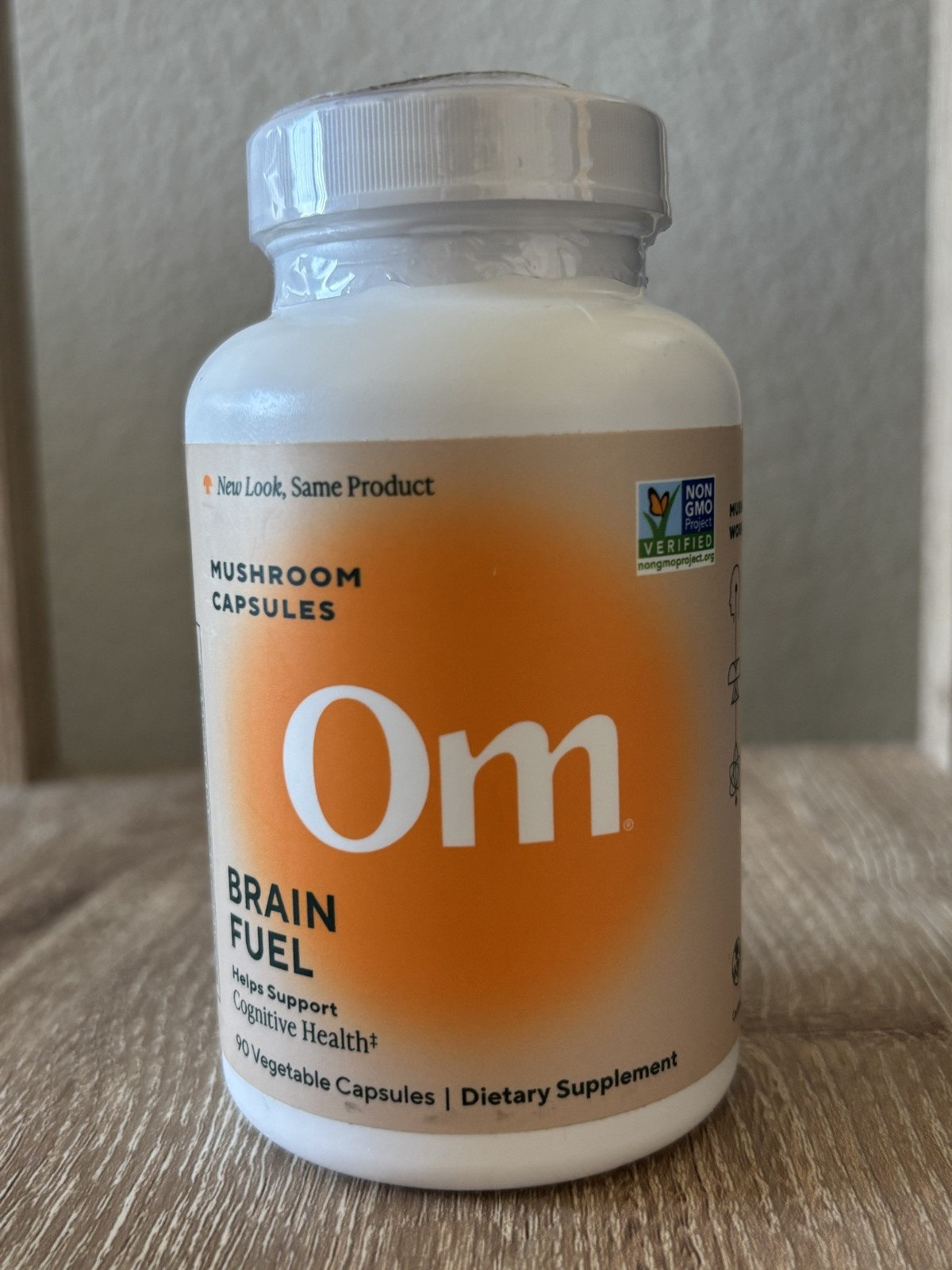 Om Mushrooms Brain Fuel Mushroom Capsules 90 Vegetable Capsules EXP 05/2027
