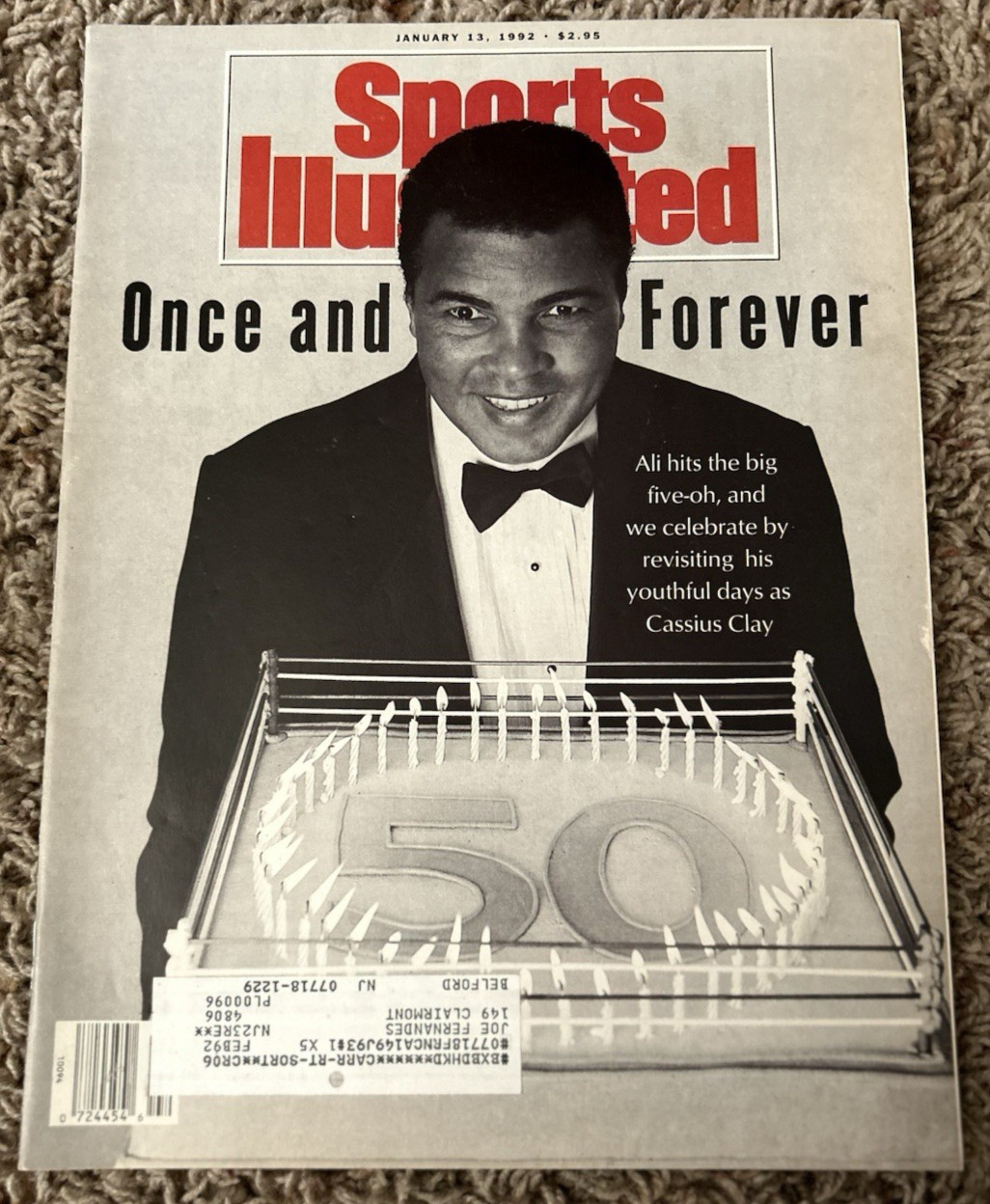 Once and Forever Muhammad Ali 50th Birthday Sports Illustrated January 13, 1992