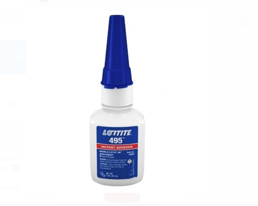 Henkal Loktite 495 Clear Instant Adhesive Super Glue Low Viscosity 50 pcs USA
