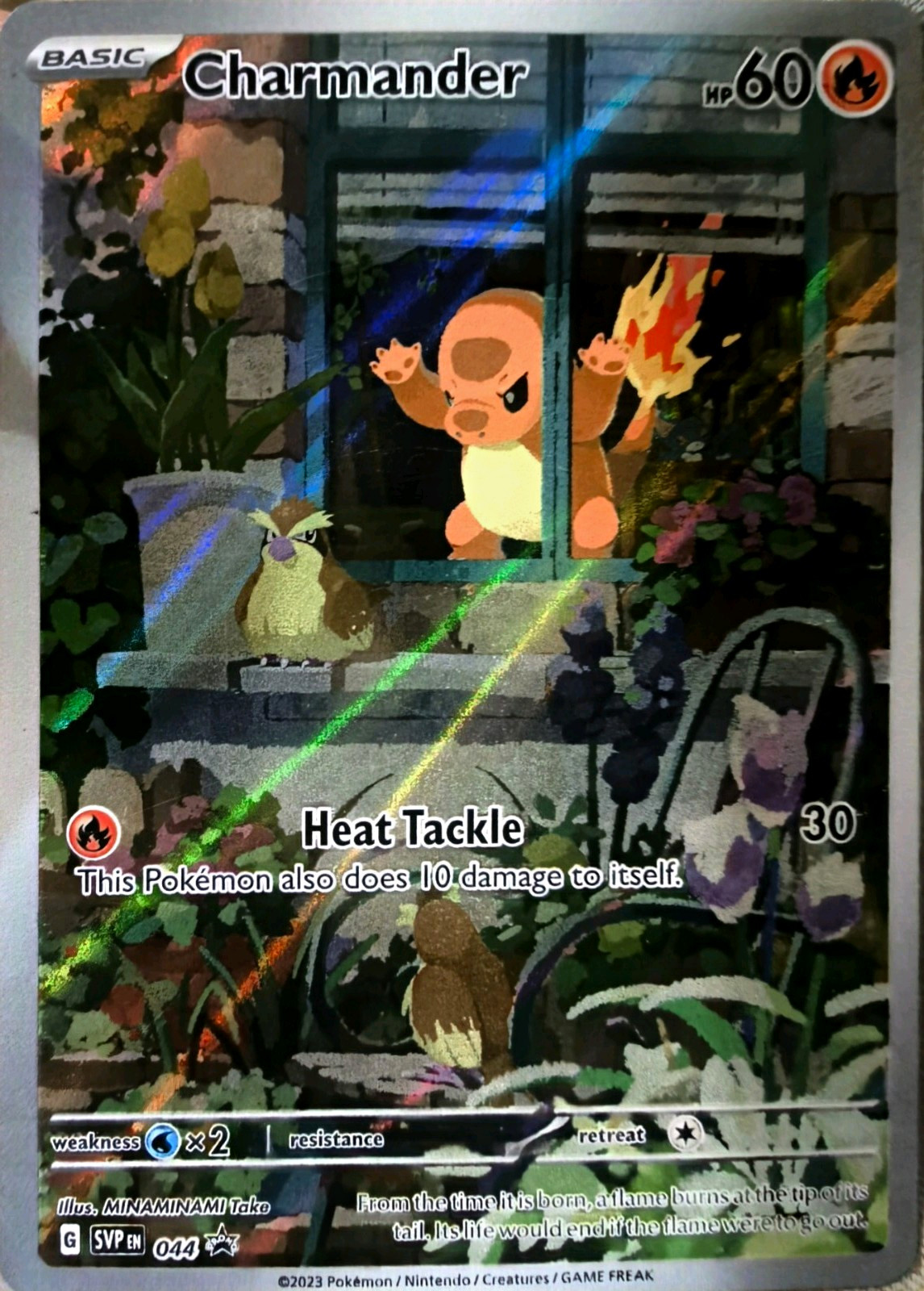 Pokemon Company Charmander 044 SV Promo Holo 60HP Heat Tackle ENG 2023