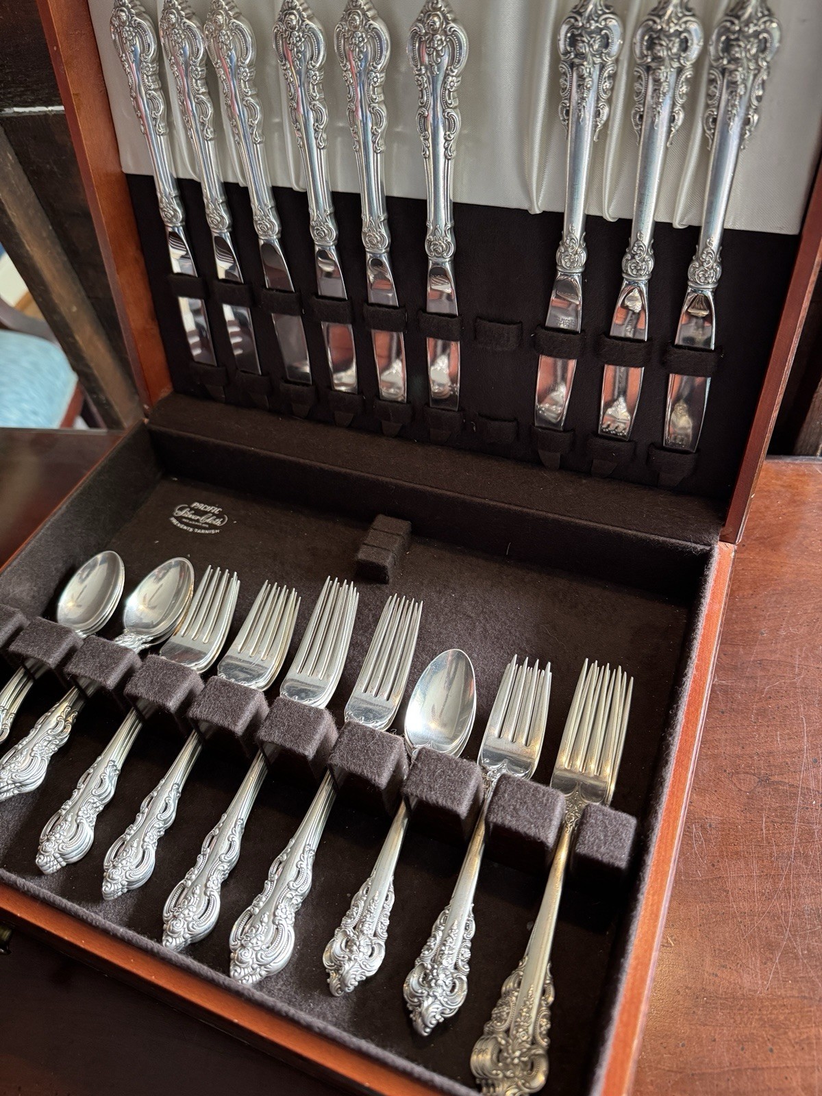 Wallace Grand Baroque Sterling Silver Flatware - No Monograms - Silverware