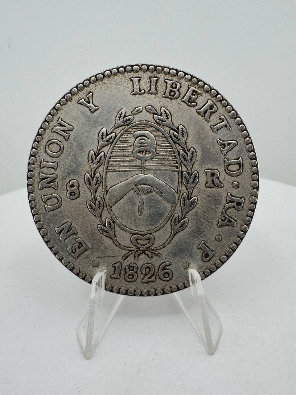 1826 Coin Argentine 8 Reales