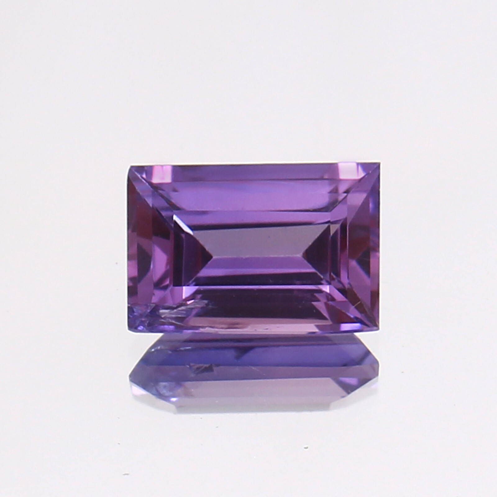 AAA Natural Flawless Purple Montana Sapphire Loose Baguette Gemstone Cut 2.45 CT