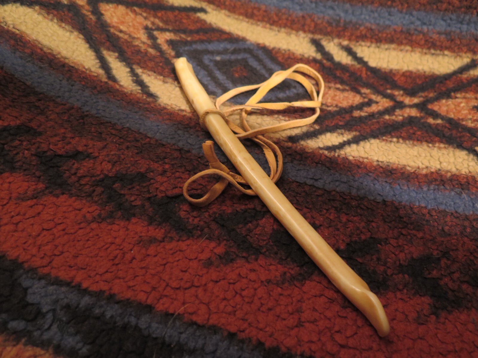 Eagle bone whistle museum quality repro, looks like real eagle wing bone whistle
