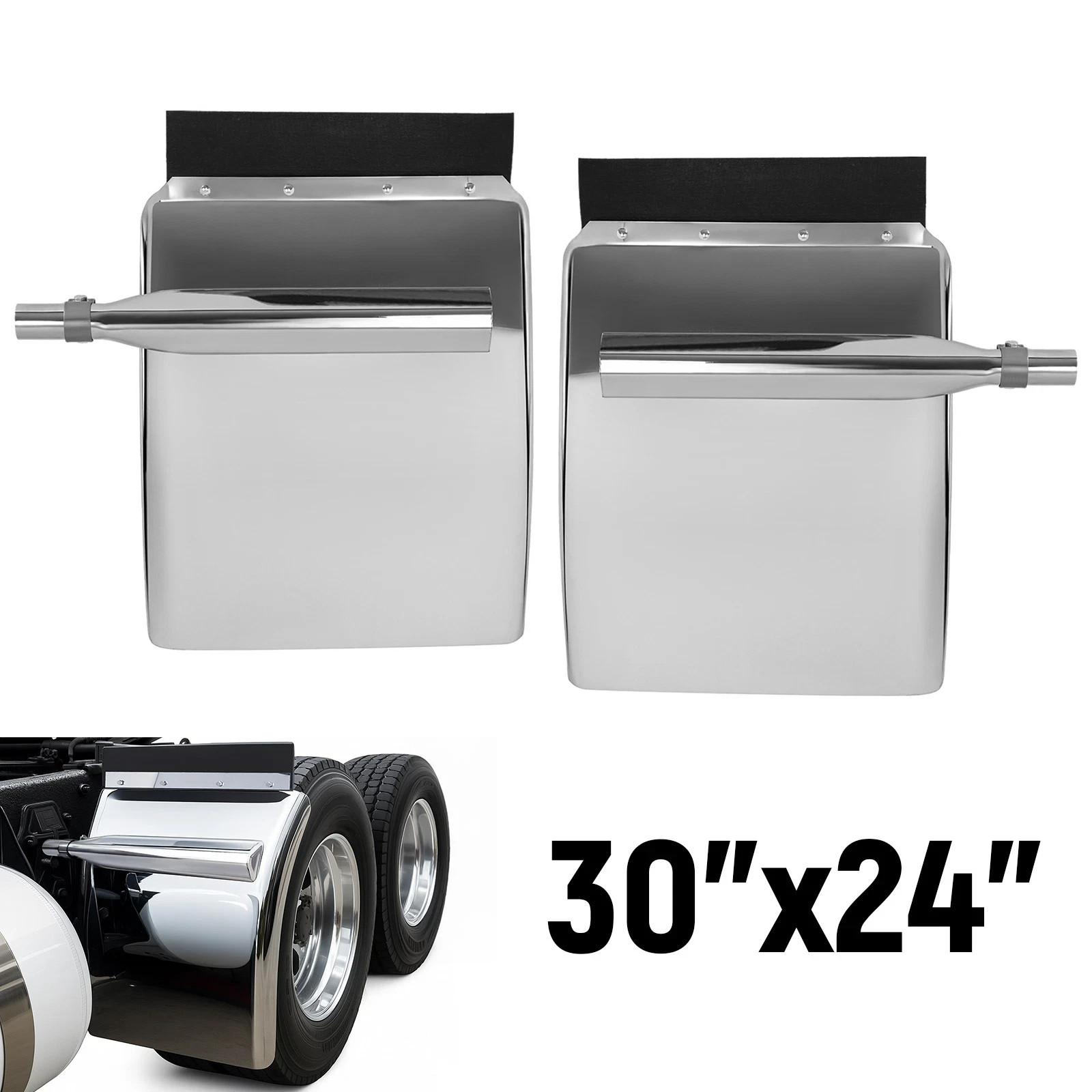 Pair Stainless Steel 30\
