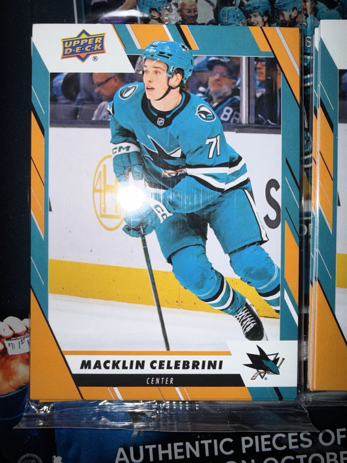 2024-25 Upper Deck Macklin Celebrini RC Team set Sealed Limited rare Go Sharks 2024-25 Upper Deck Macklin Celebrini RC Team set Sealed Limited rare Go Sharks