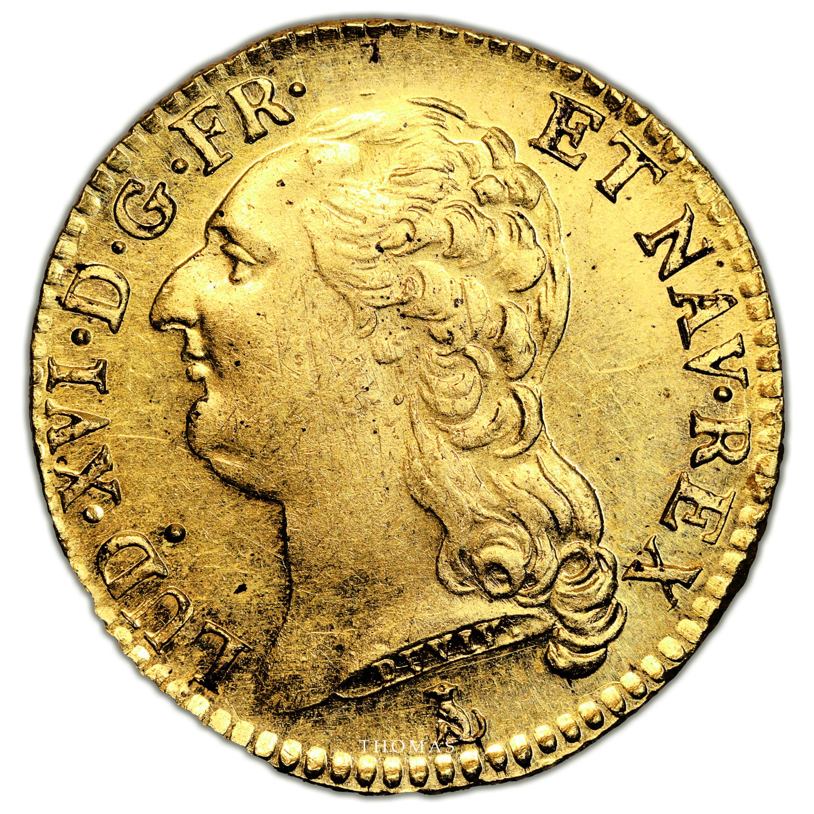 Louis XVI - Louis gold à la tête nue 1786 T Nantes Probably Vendée Treasure