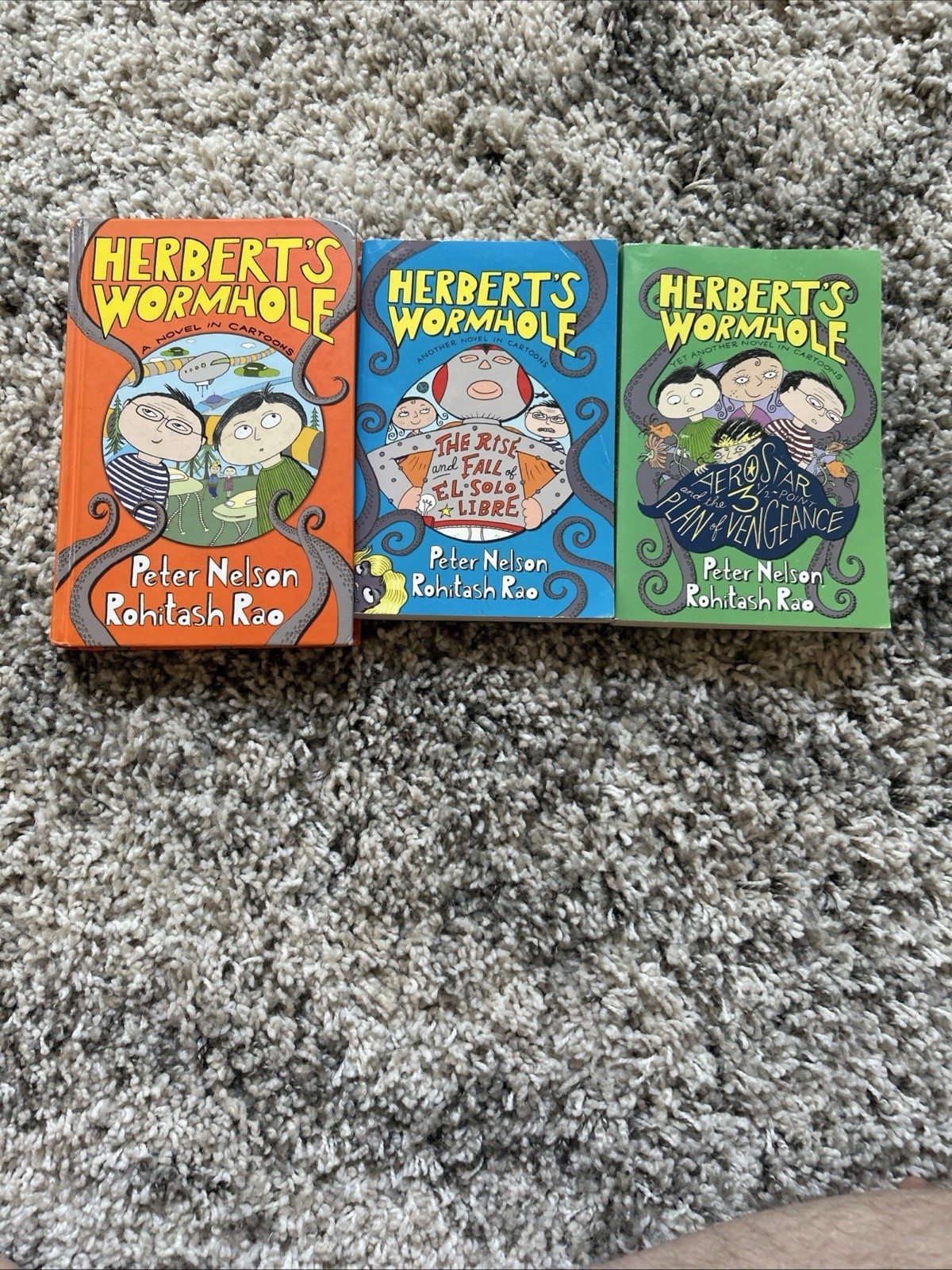 Herbert\'s Wormhole Books 1-3 Lot