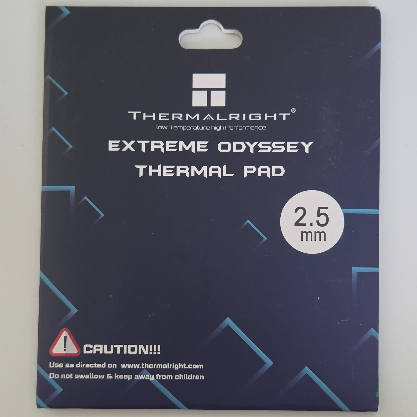 Thermalright Extreme Odyssey Thermal Pad 2.5mm 120x120 Gray Blister Pack Thermalright Extreme Odyssey Thermal Pad 2.5mm 120x120 Gray Blister Pack