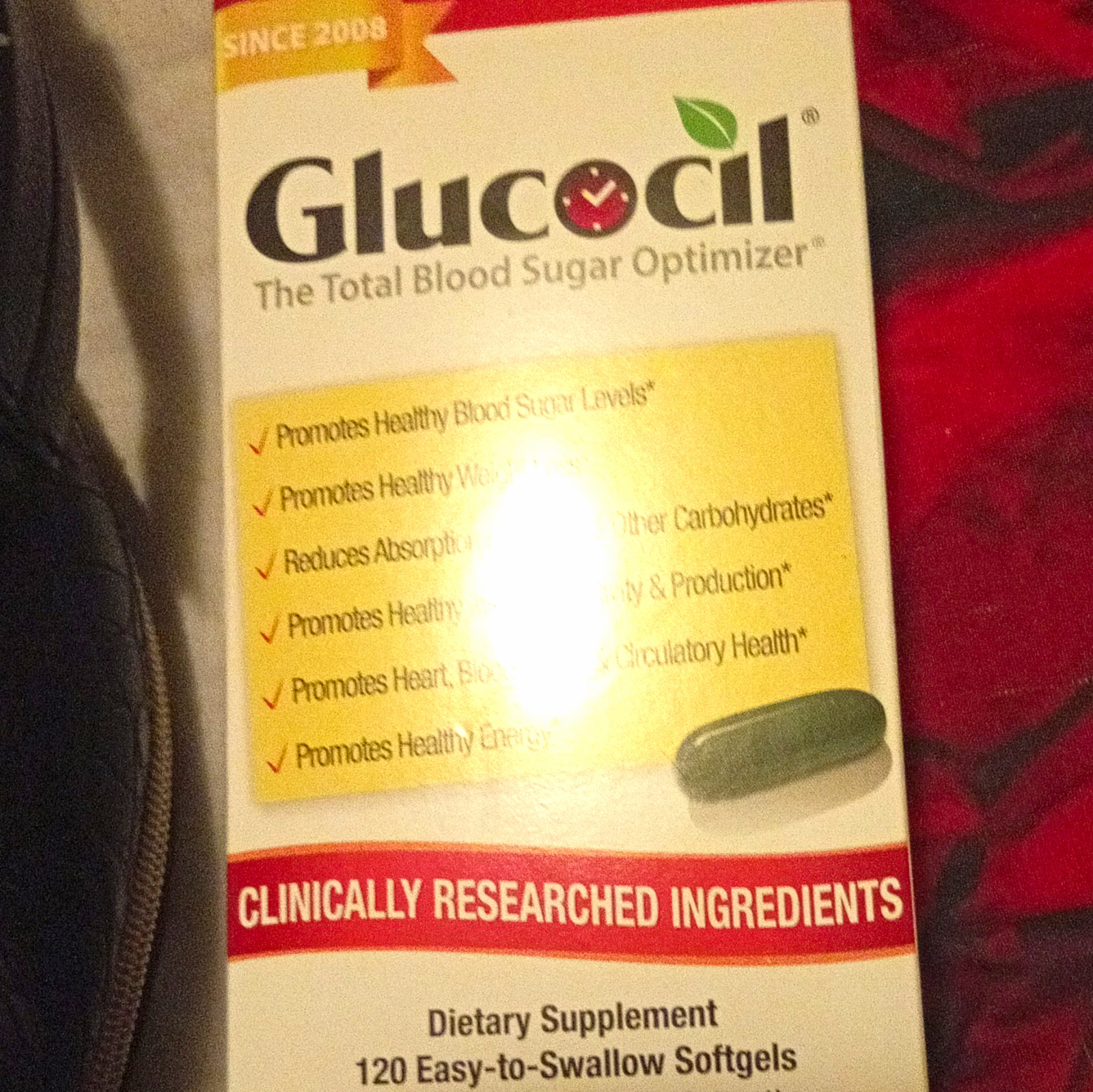 Glucocil Total Blood Sugar Optimizer Supplement, 120 Softgels Glucocil Total Blood Sugar Optimizer Supplement, 120 Softgels