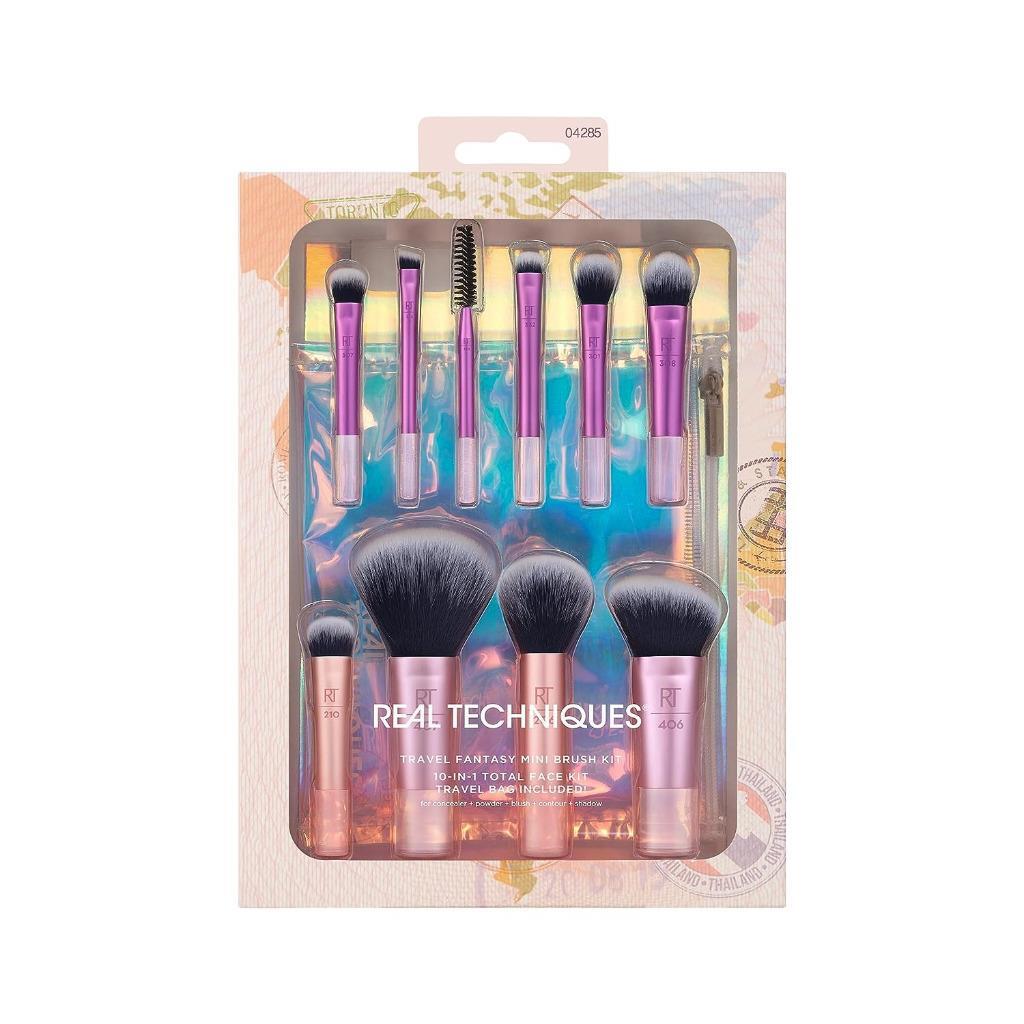 🌹 Real Technique Travel Fantasy Mini Brush Kit 10 Makeup Brushes set 4285 new