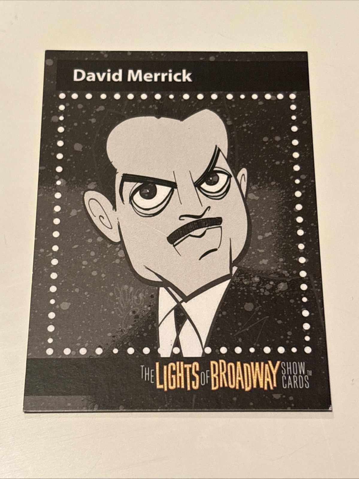 DAVID MERRICK Autumn 2017 Edition LIGHTS OF BROADWAY Show Cards TRADING CARD