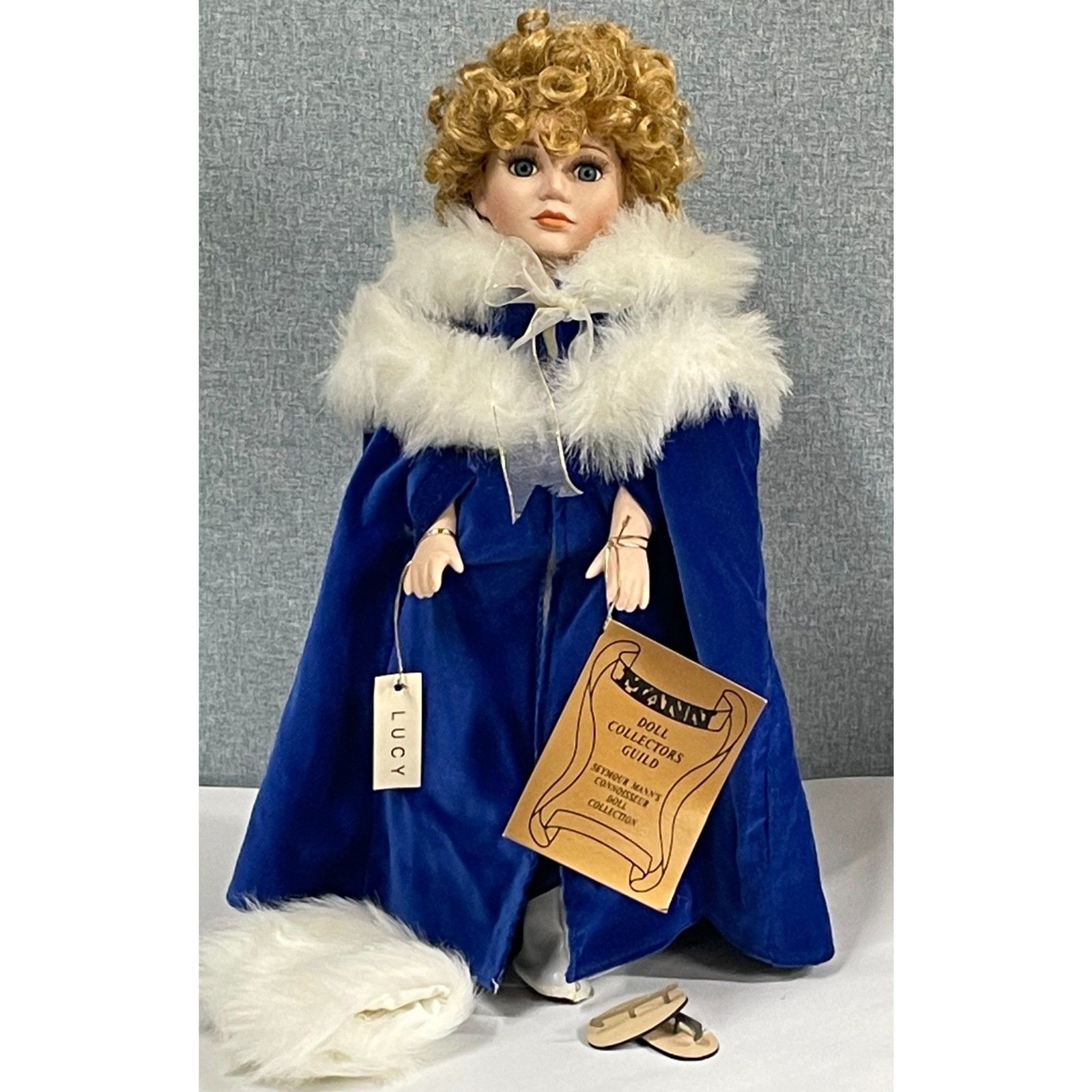 Vintage 1996 Seymour Mann Lucy Porcelain Doll 16\