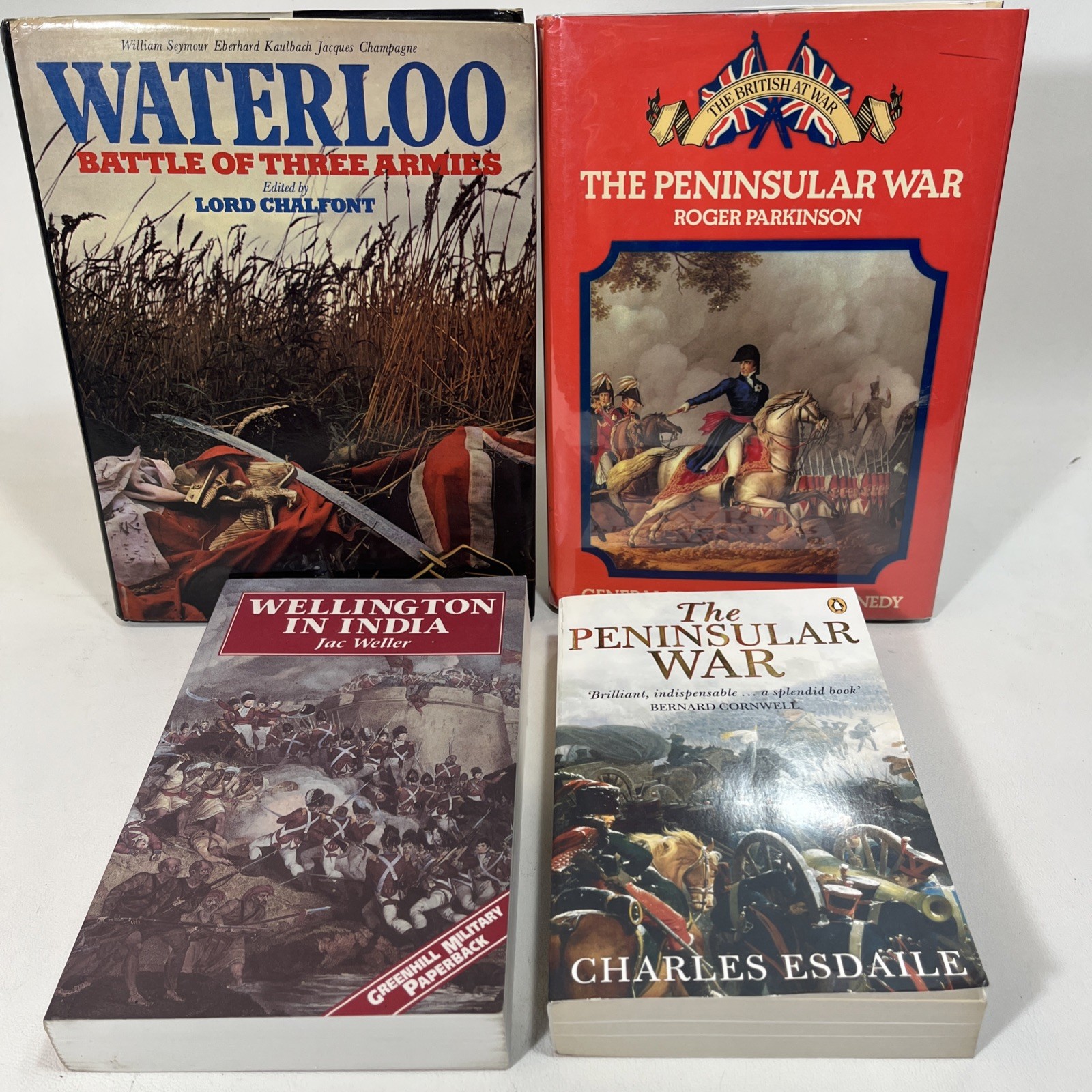 Napoleonic Wars Wellington Peninsular War Waterloo British Army 4 Book Lot