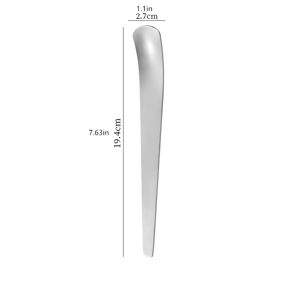 2026 New Stainless Steel Dessert Spoon with Long Ergonomic Handle (3PCS)