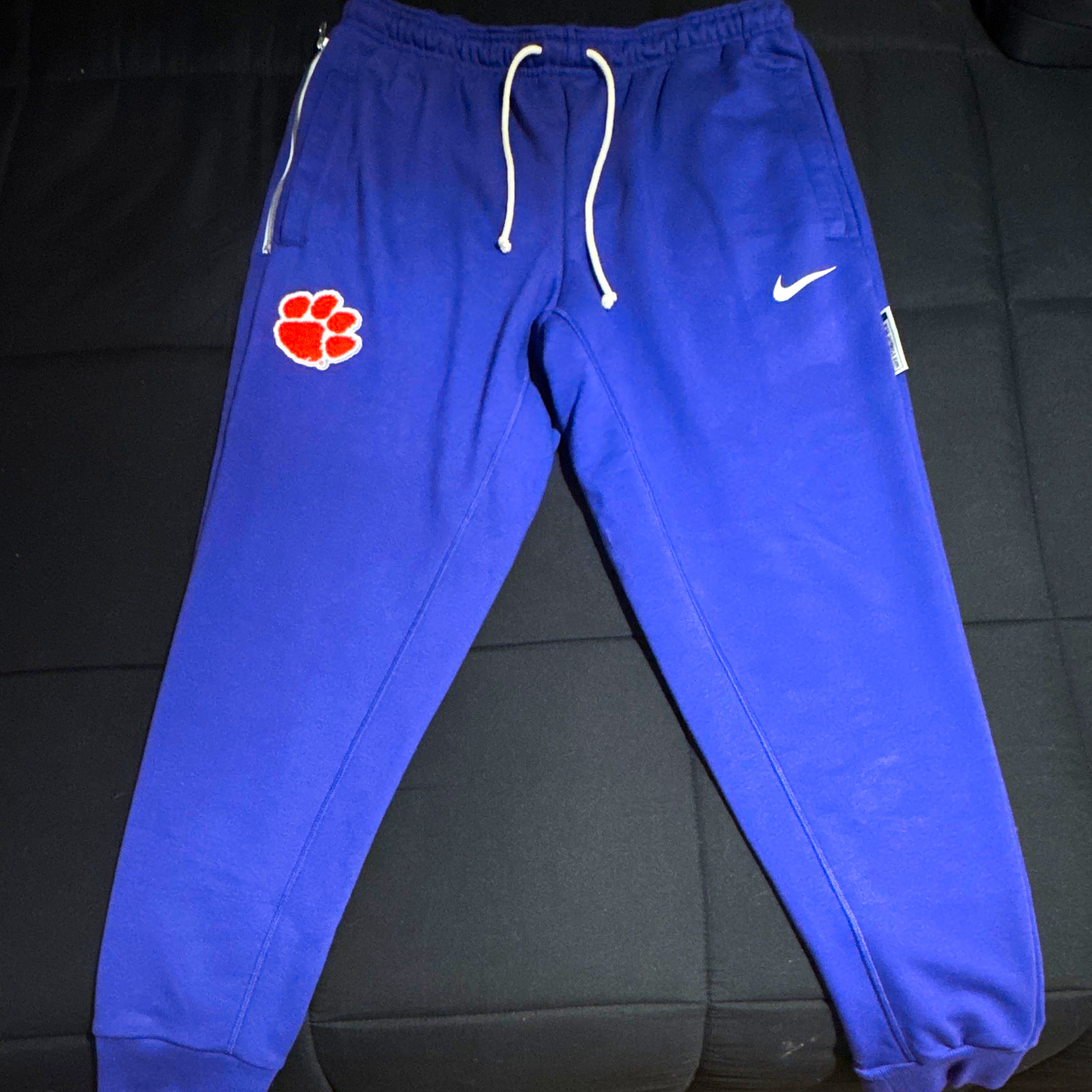 Clemson Tigers Nike Sideline Standard Issue Dri-FIT Taper Pants - Purple Size-L