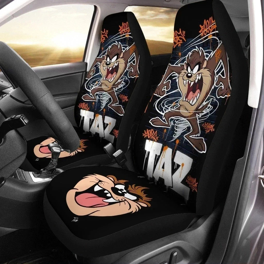 Taz Looney Tunes Funny Cartoon Car Seat Cover Car Protector ( set of 2) Taz Looney Tunes Funny Cartoon Car Seat Cover Car Protector ( set of 2)