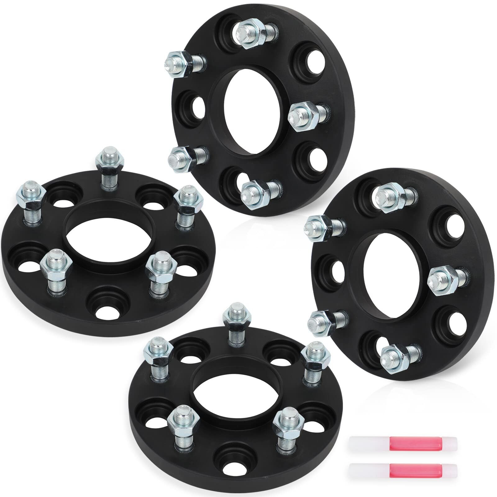 4Pcs 15mm Wheel Spacers 5x4.5 66.1mm 12x1.25 for 240SX 300ZX 350Z 370Z