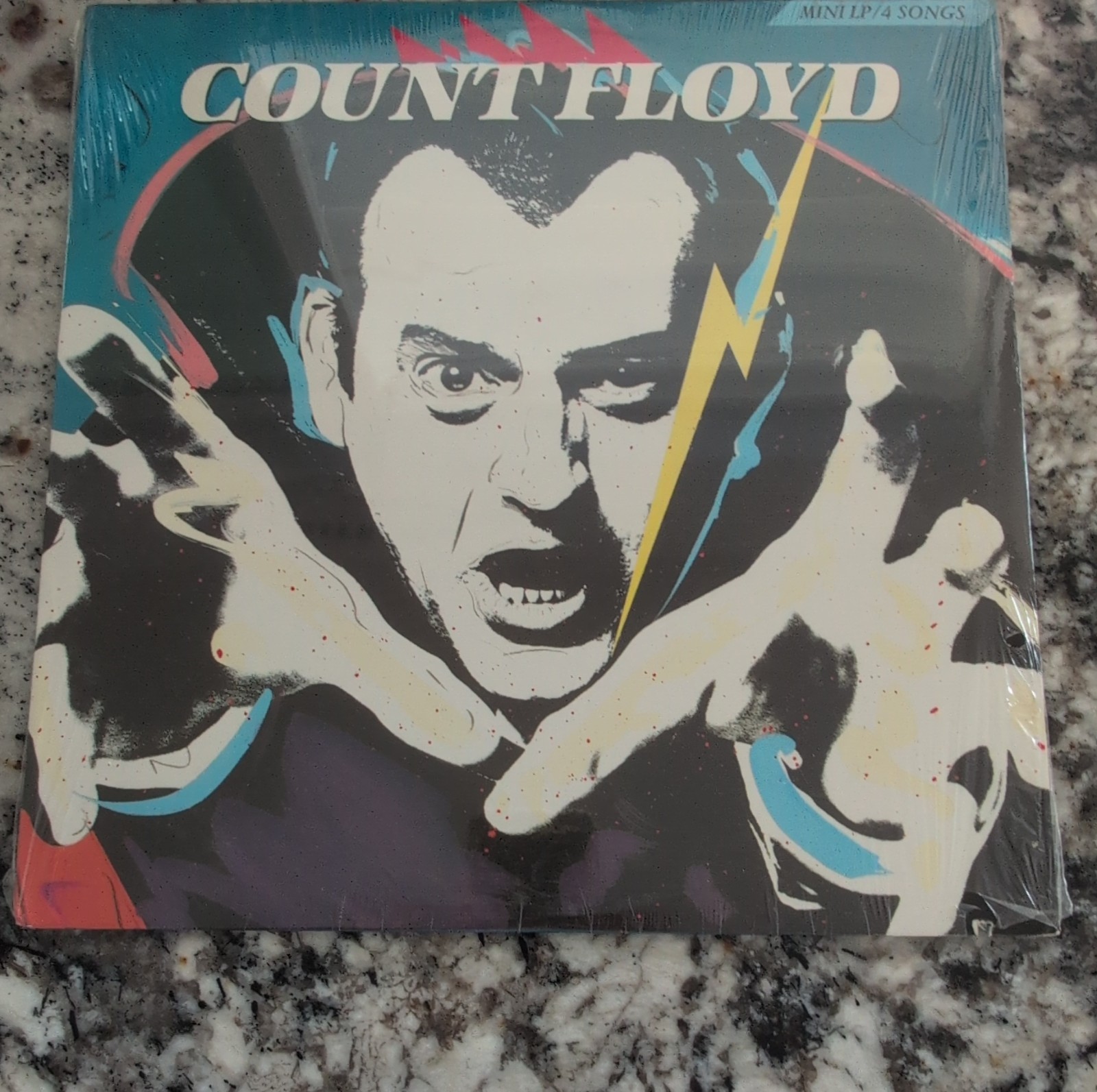 Count Floyd Mini LP/4 Songs SCTV Network Comedy Vinyl Record Cardboard Sleeve