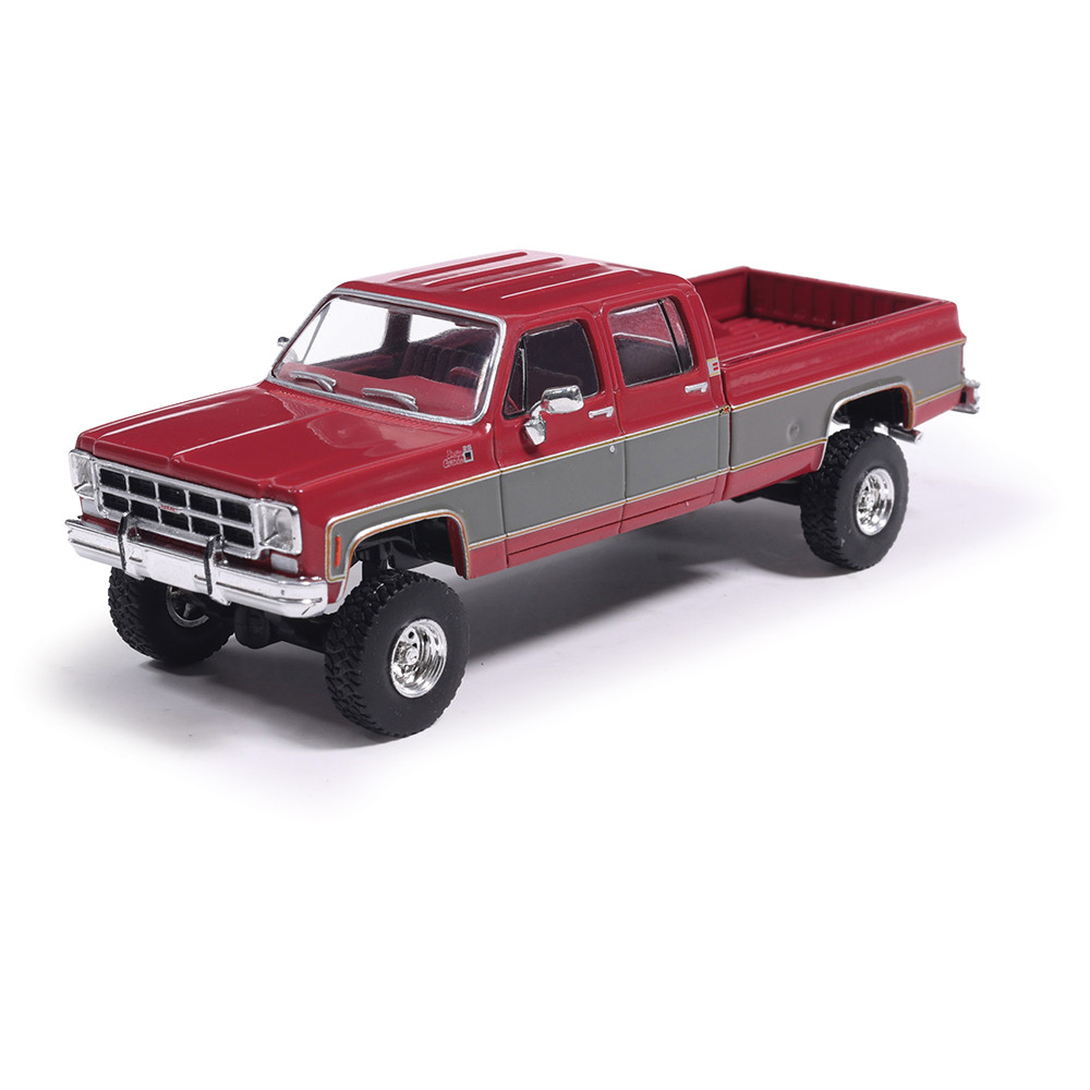 1977 GMC Sierra Grande K2500 Crew Cab Wideside - Dark Red Metallic and Silver...