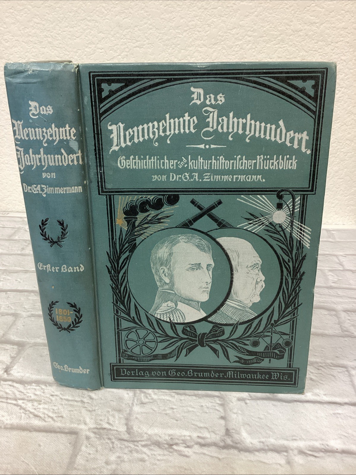 Das Neunzehnte Jahrhundert 1900 German History Cultural Review Zimmerman HB