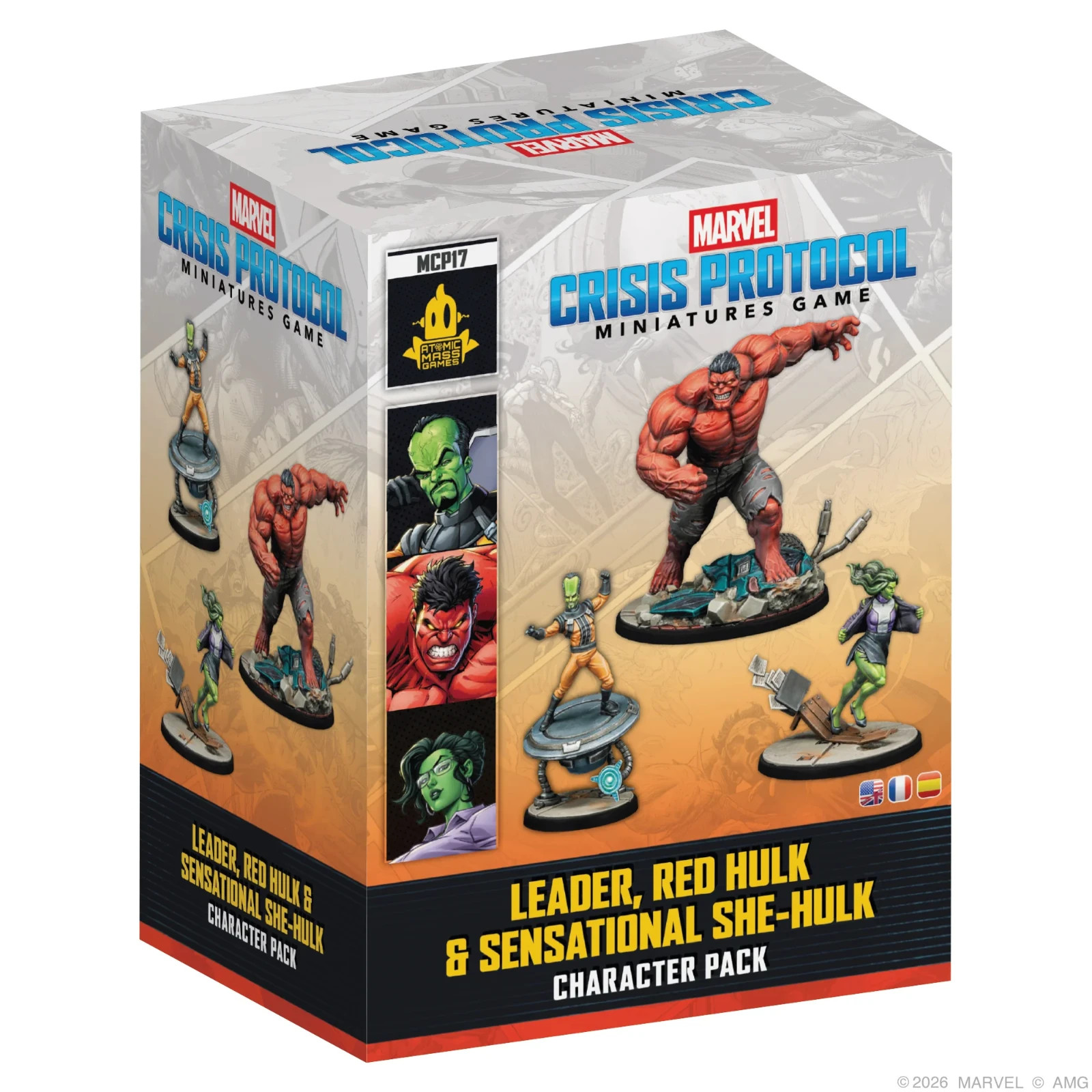 Marvel: Crisis Protocol - Leader, Red Hulk & Sensational She-Hulk PRESALE 11/13