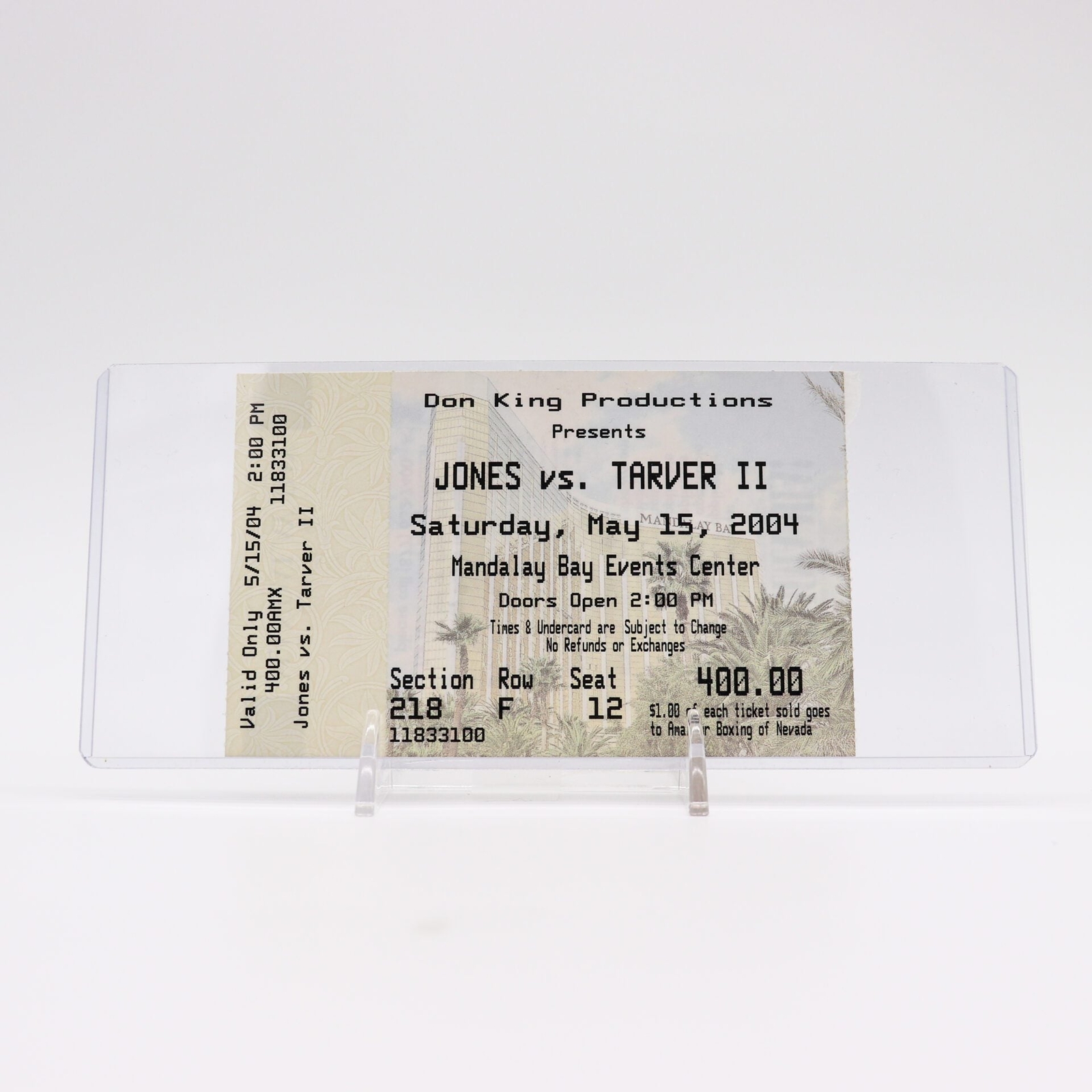 Roy Jones, Jr. vs. Antonio Tarver WBC, WBA & IBO Light Heavyweight Championships