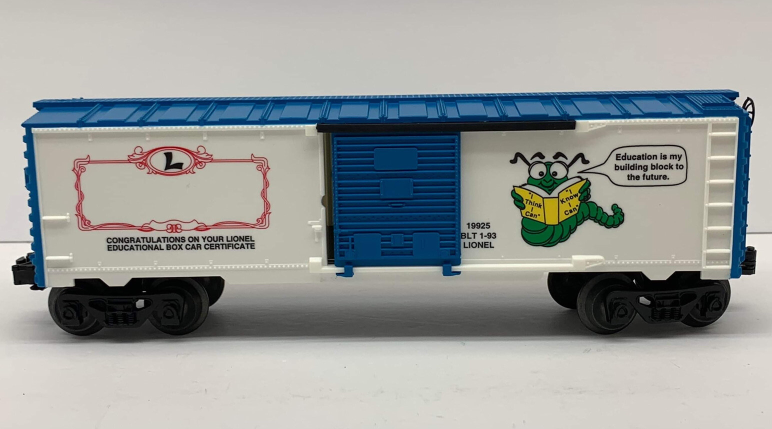 O Gauge Lionel 6-19925 Learning Center Box Car