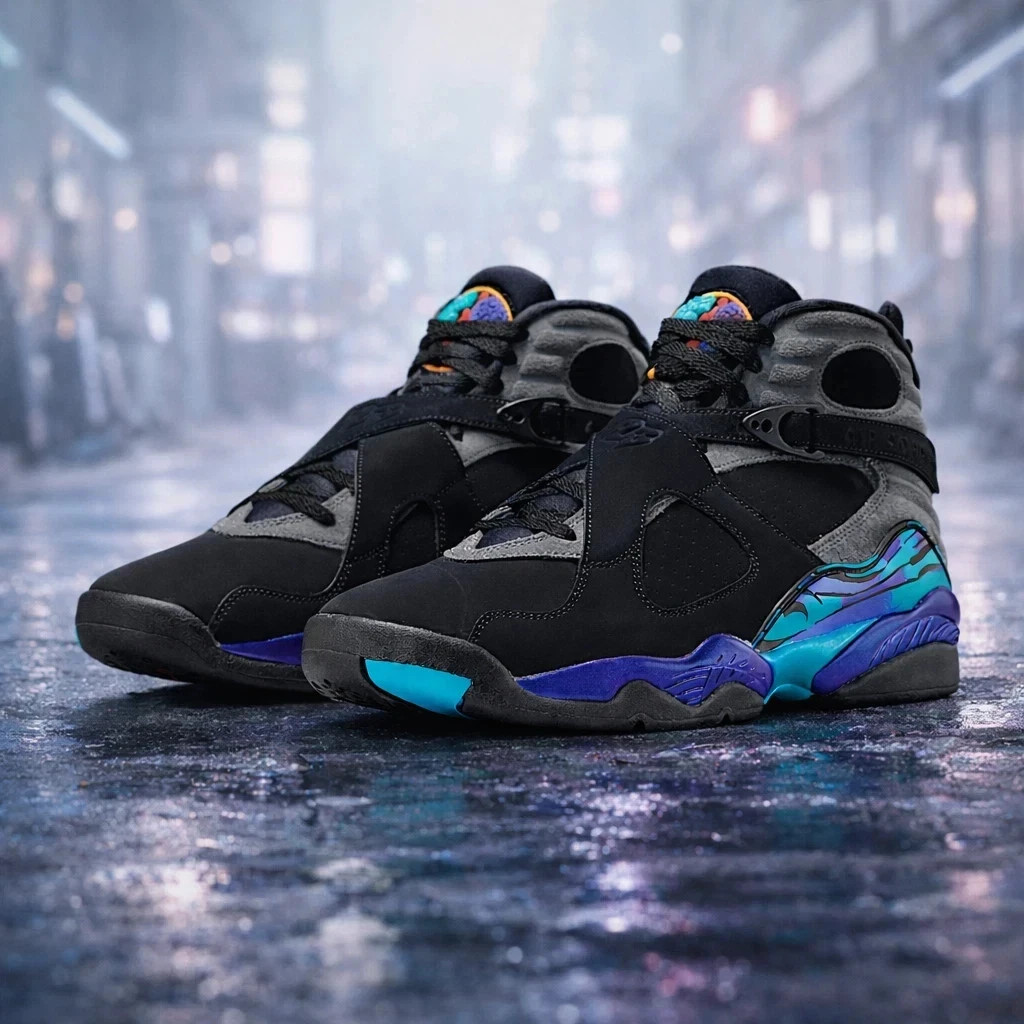 Men's Jordan 8 Retro “Aqua” 2025 Size US🔥SALE DEAL Men's Jordan 8 Retro “Aqua” 2025 Size US🔥SALE DEAL
