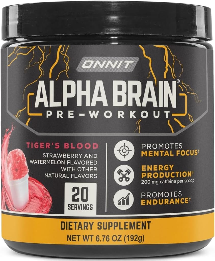 Onnit Alpha BRAIN Pre-Workout ( 20 servings ) - 06/2027+ / Onnit Alpha BRAIN Pre-Workout ( 20 servings ) - 06/2027+ /