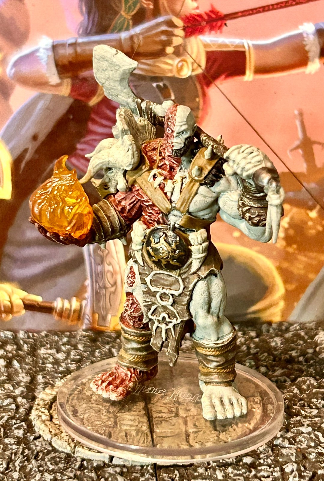 Ullac Jotunn Death Saves miniature D&D War of Dragons ogre half giant barbarian