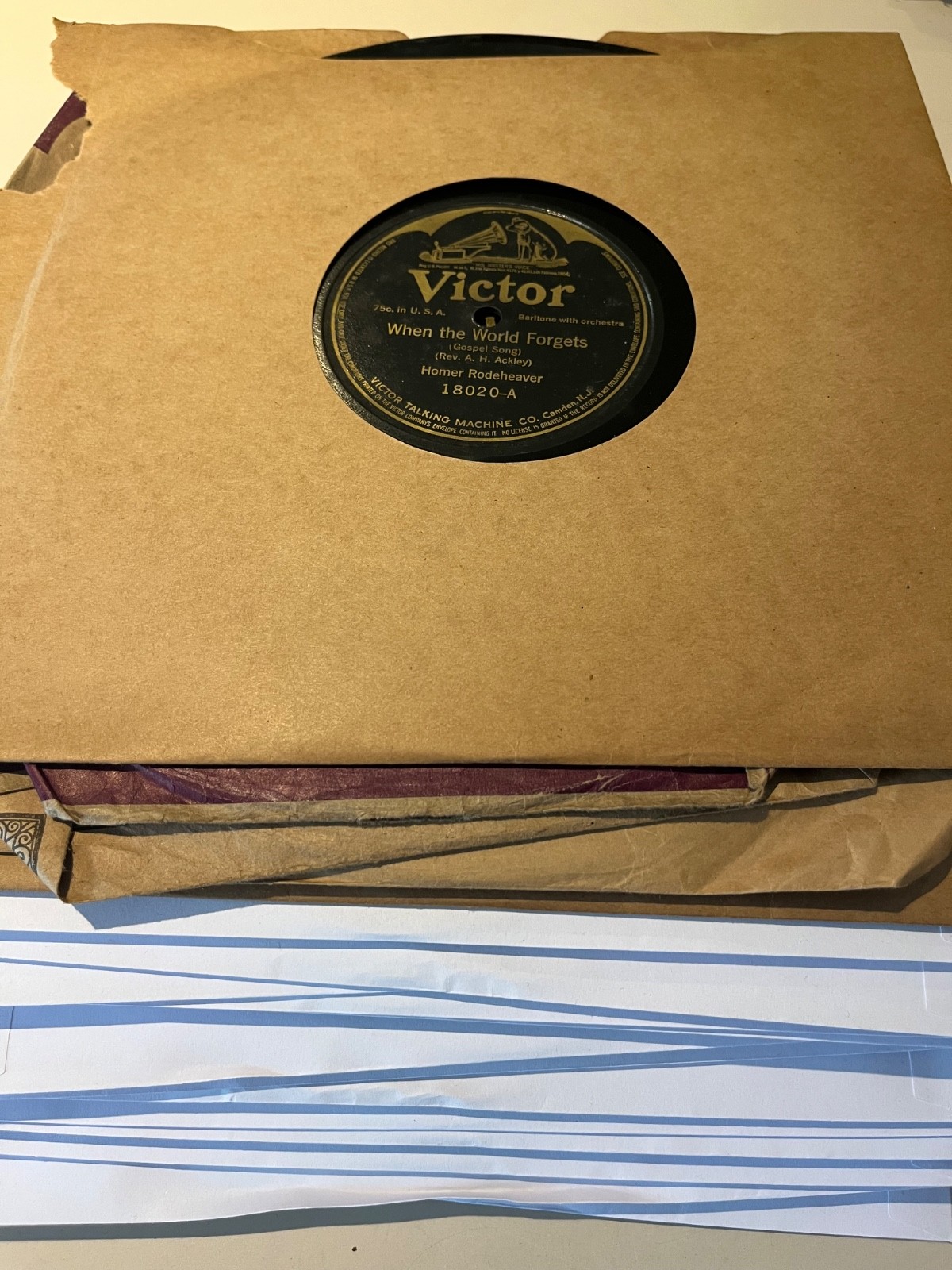 lot of 31 Vintage VICTOR BAT WING LABEL 78 RPM Records -Jazz Popular Pre War
