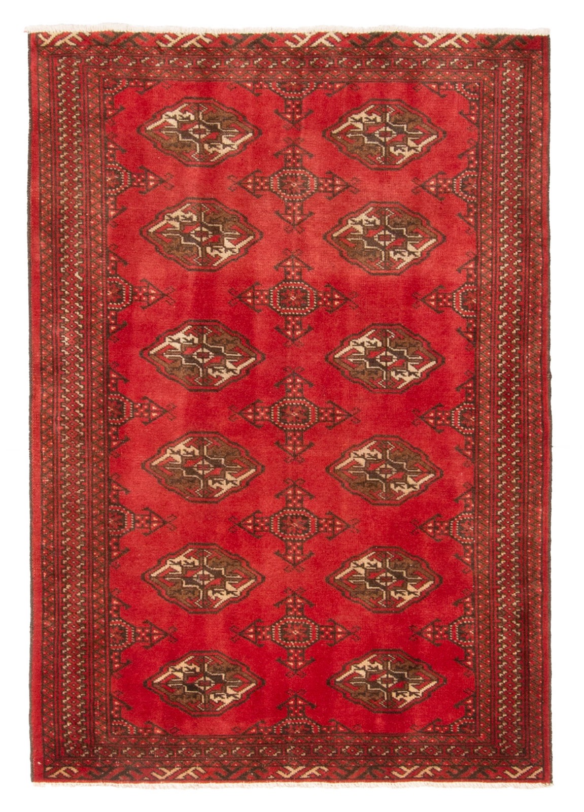 Vintage Traditional Hand-Knotted Area Rug 3\'3\