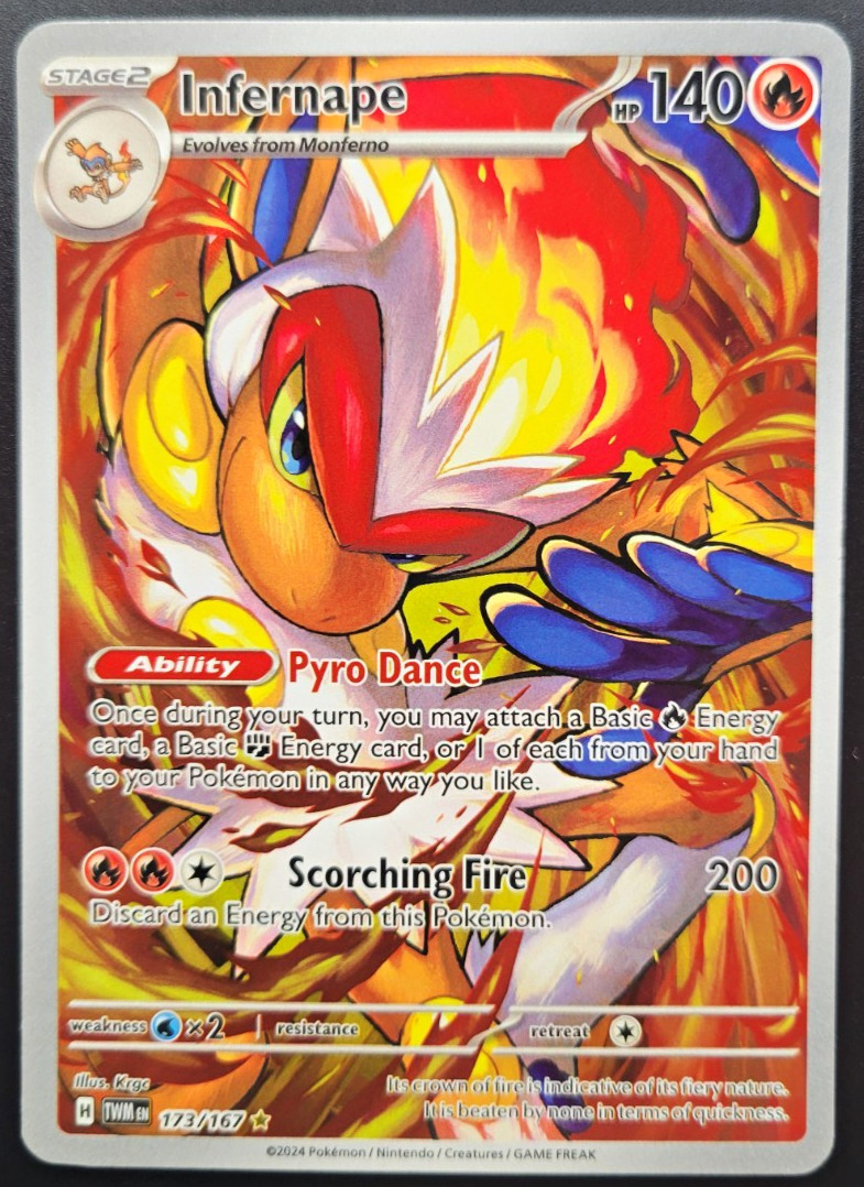 Infernape 173/130 Diamond & Pearl Holo Rare EN 2007 NM