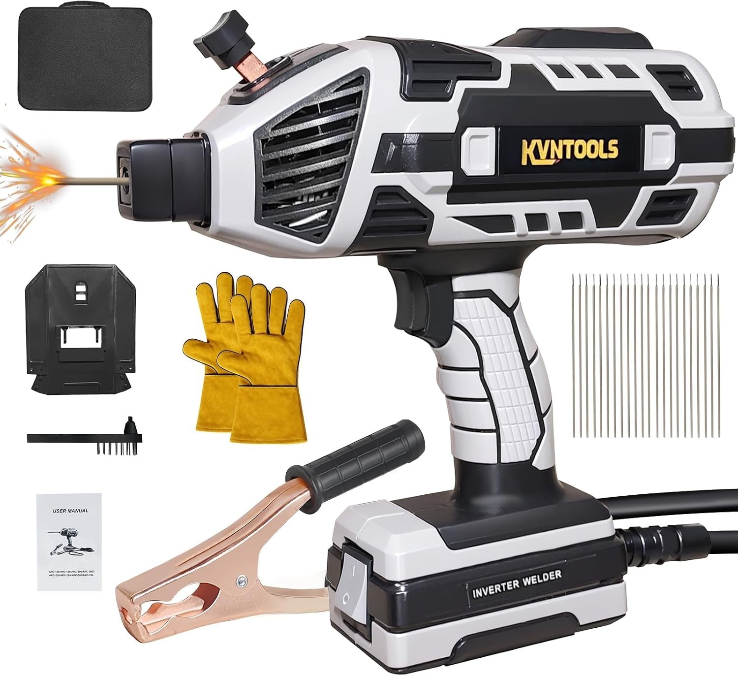 Portable Electric Welding Machine,Portable Welder Handheld with 20-120A Output, 