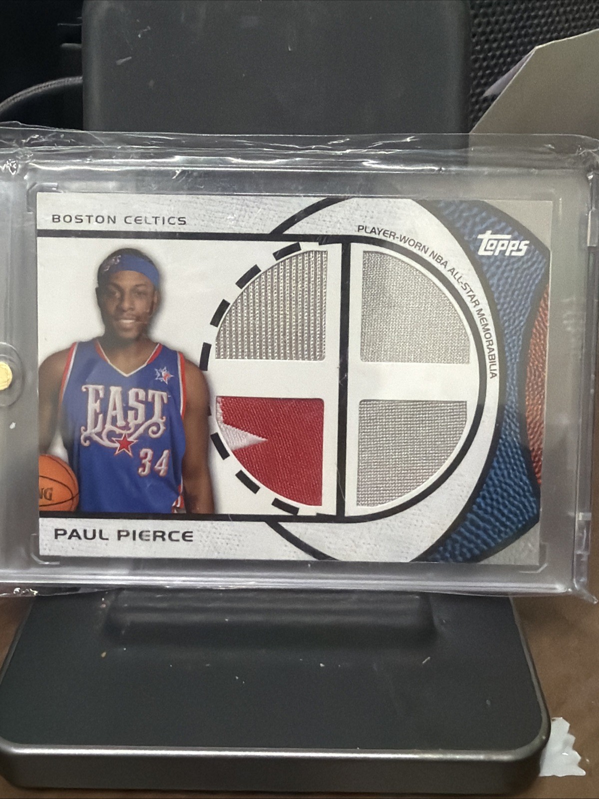 2009-10 Topps - All-Star Quad Relics Paul Pierce #ASQ-PP /100 (MEM) 2009-10 Topps - All-Star Quad Relics Paul Pierce #ASQ-PP /100 (MEM)