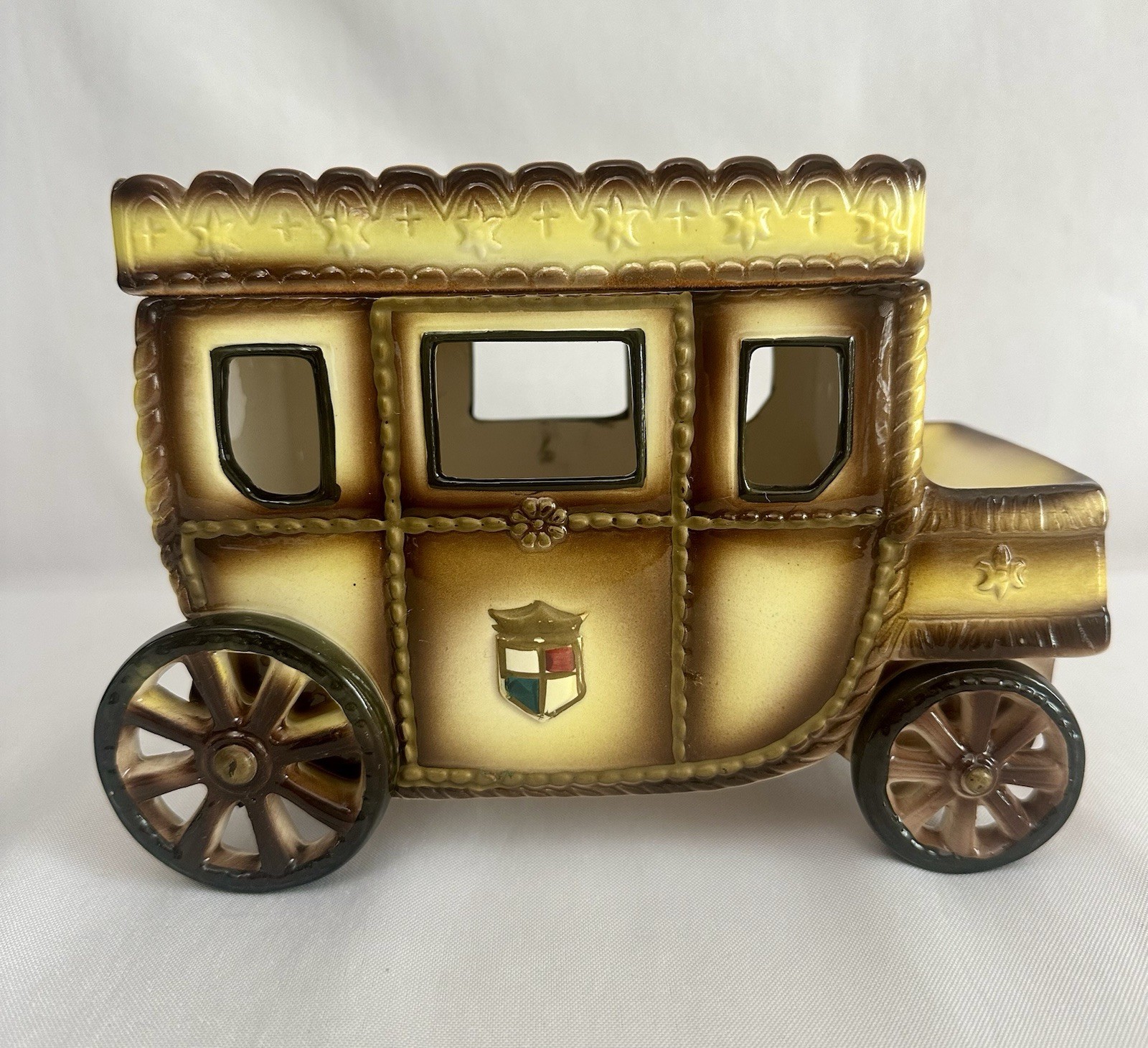 Vintage 1950s Swank Royal Coach Valet Ceramic Men\'s Dresser Caddy MCM Japan