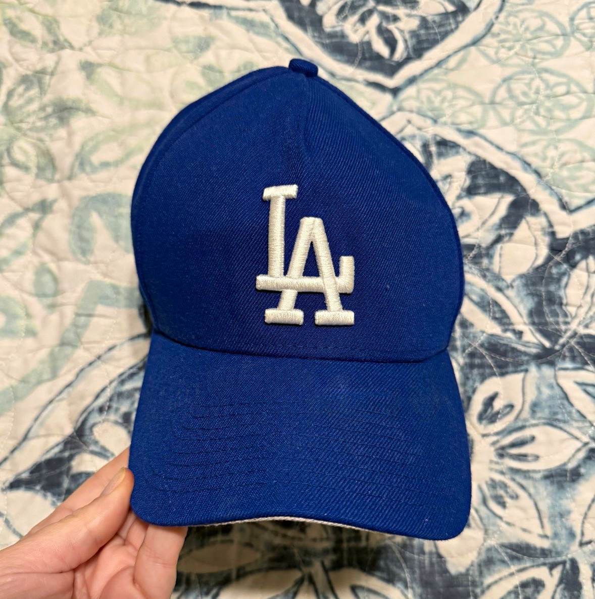 New Era 9FORTY Los Angeles Dodgers MLB Baseball Cap Hat, Blue New Era 9FORTY Los Angeles Dodgers MLB Baseball Cap Hat, Blue