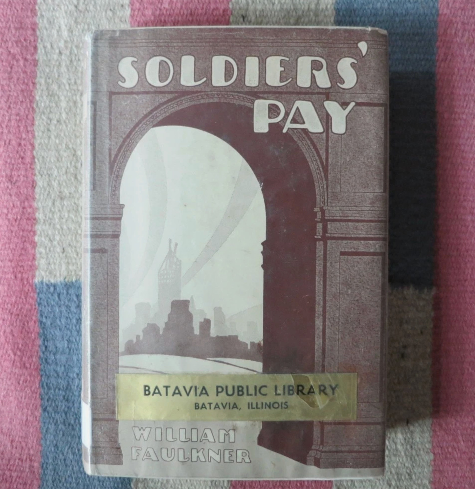 Vintage 1954 SOLDIERS' PAY by William Faulkner First New Edition WWI HC/DJ PTSD
