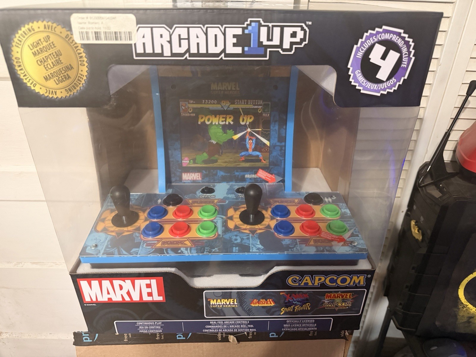Arcade1Up MARVEL SUPER HEROES Counter Cade Arcade 1 Up - NEW Factory Sealed Arcade1Up MARVEL SUPER HEROES Counter Cade Arcade 1 Up - NEW Factory Sealed