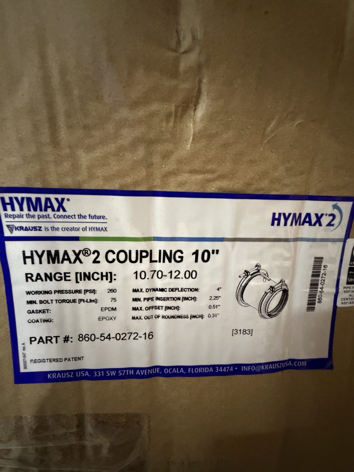 HYMAX 860-54-0272-16 10 HYMAX 860-54-0272-16 10