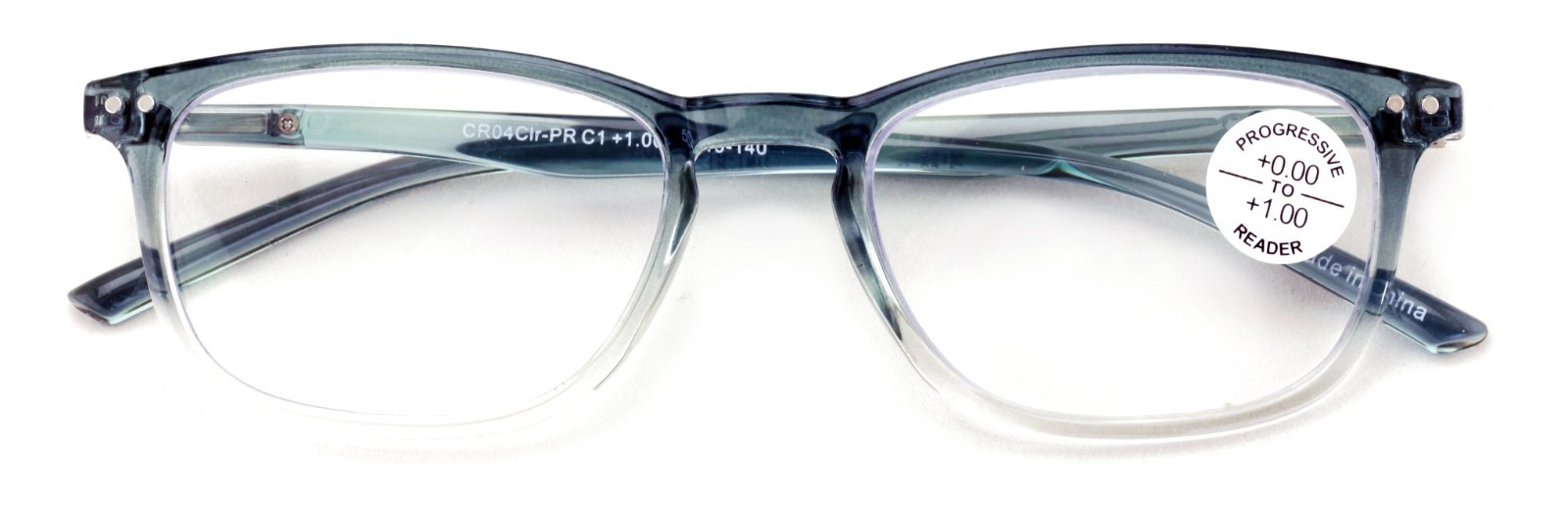 Lightweight Progressive Clear on Top Bifocal Reading glasses - No Line or Bubble Lightweight Progressive Clear on Top Bifocal Reading glasses - No Line or Bubble