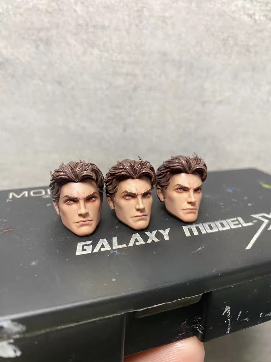 1/12 Handmade Painted Fighting Peter Parker Head Carved Model ML Size 1/12 Handmade Painted Fighting Peter Parker Head Carved Model ML Size