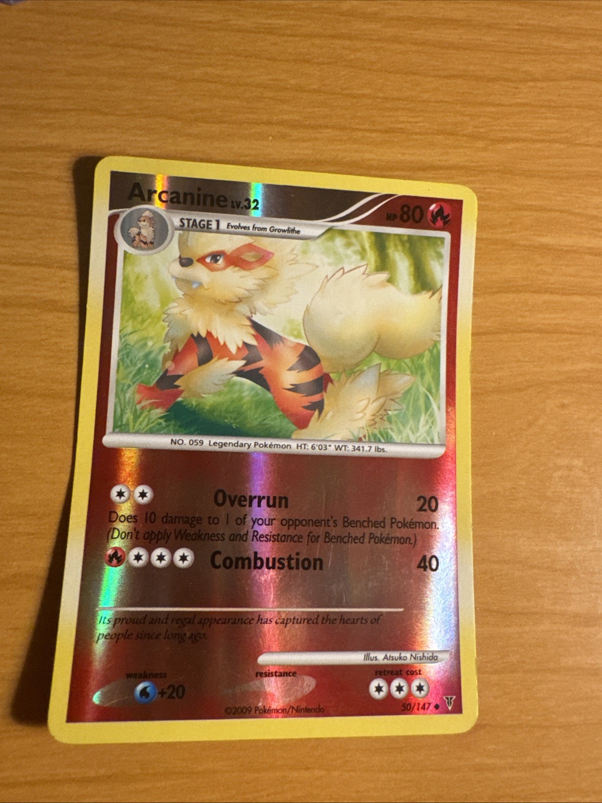 Arcanine 50/147 Supreme Victors Reverse Holo