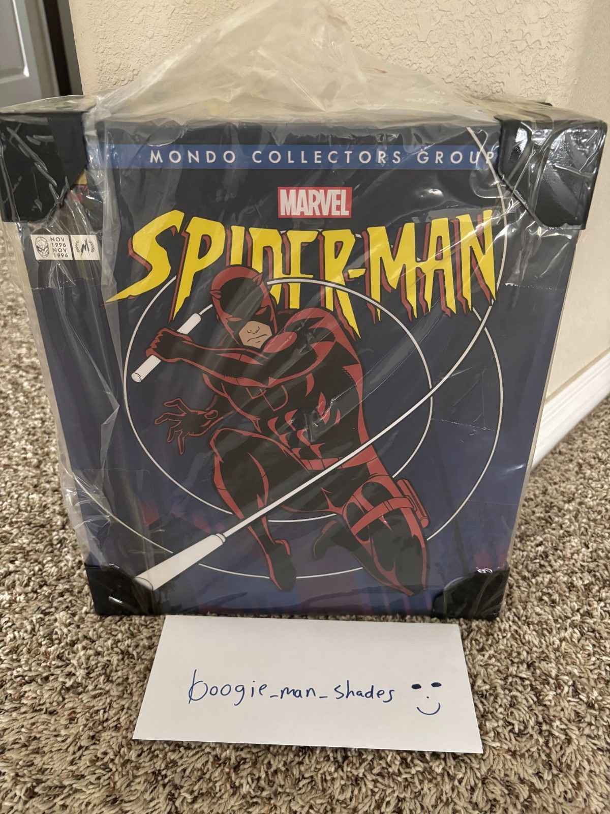 MONDO DAREDEVIL EXCLUSIVE 1/6 Scale Figure Marvel SPIDER-MAN 97 IN HAND MONDO DAREDEVIL EXCLUSIVE 1/6 Scale Figure Marvel SPIDER-MAN 97 IN HAND