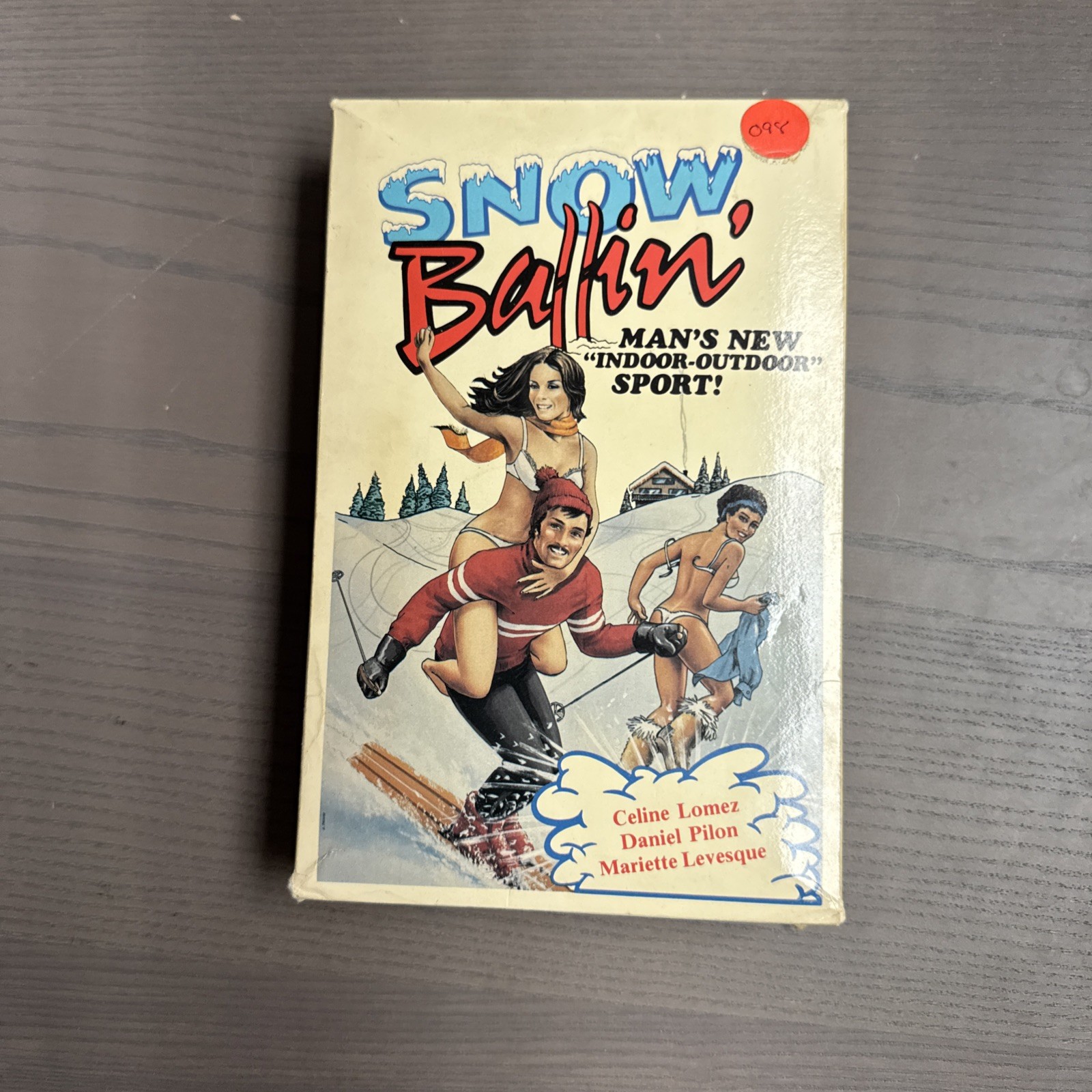 SNOW BALLIN\' Roger Cardinal\'s 1971 Celine Lomez VHS Comedy Big Box Rare - Tested SNOW BALLIN\' Roger Cardinal\'s 1971 Celine Lomez VHS Comedy Big Box Rare - Tested