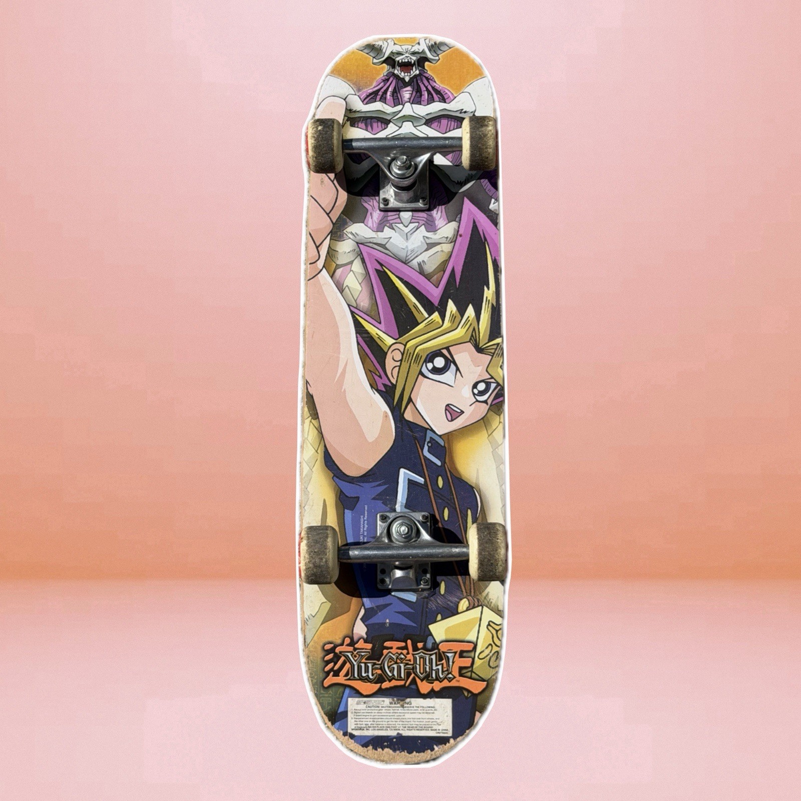 RARE 2004 Yu-Gi-Oh Skateboard Sport Fun 31” Kazuki Takahashi 1996 Artwork 🌟