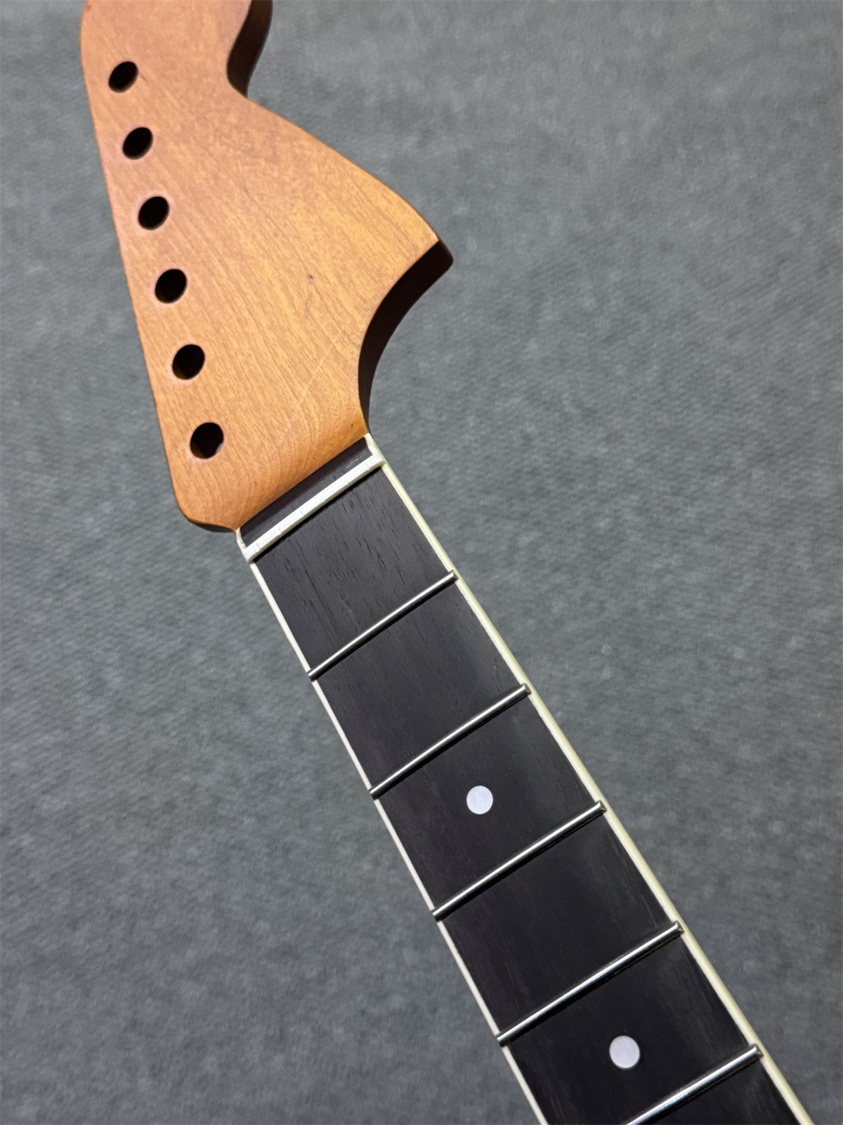 24inch short scale 22Fret Roasted maple guitar neck part jaguar satin rosewood