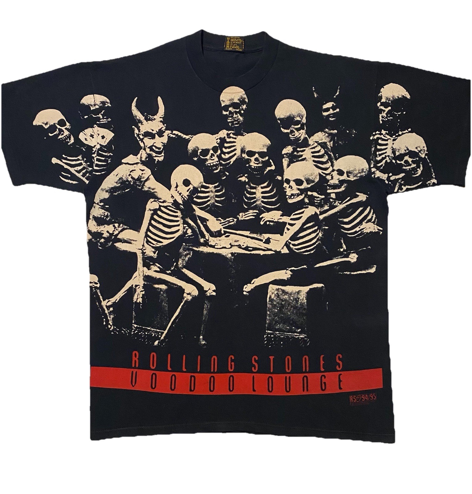 Vintage 1994 Brockum Rolling Stones Voodoo Lounge World Tour Men T-Shirt Size XL