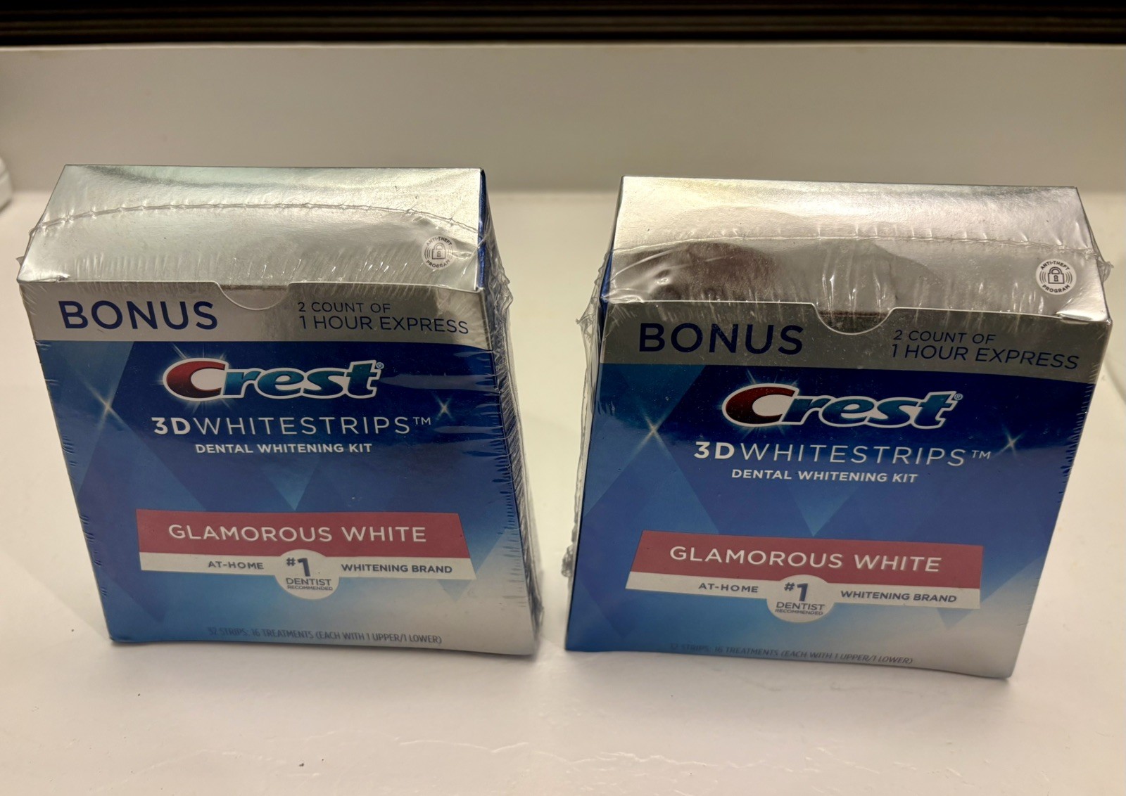 2 SEALED Boxes - CREST 3D Whitestrips - Teeth Whitening - EXPIRED 2023 2 SEALED Boxes - CREST 3D Whitestrips - Teeth Whitening - EXPIRED 2023